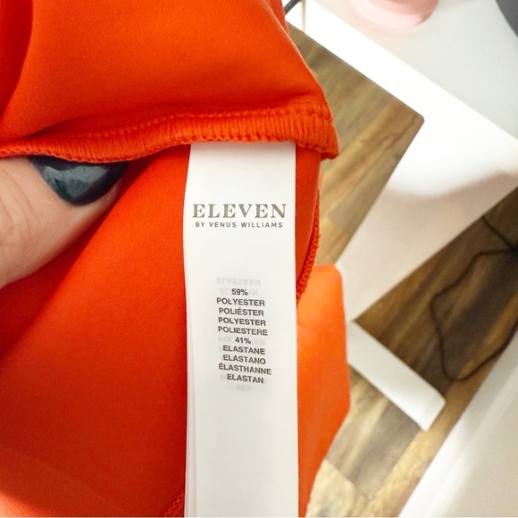 NWT Eleven By Venus Williams Cherry Tomato Cropped Tee, Size XXL - Picture 8 of 9